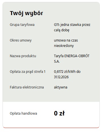 Podsumowanie – opłata handlowa 0 zł